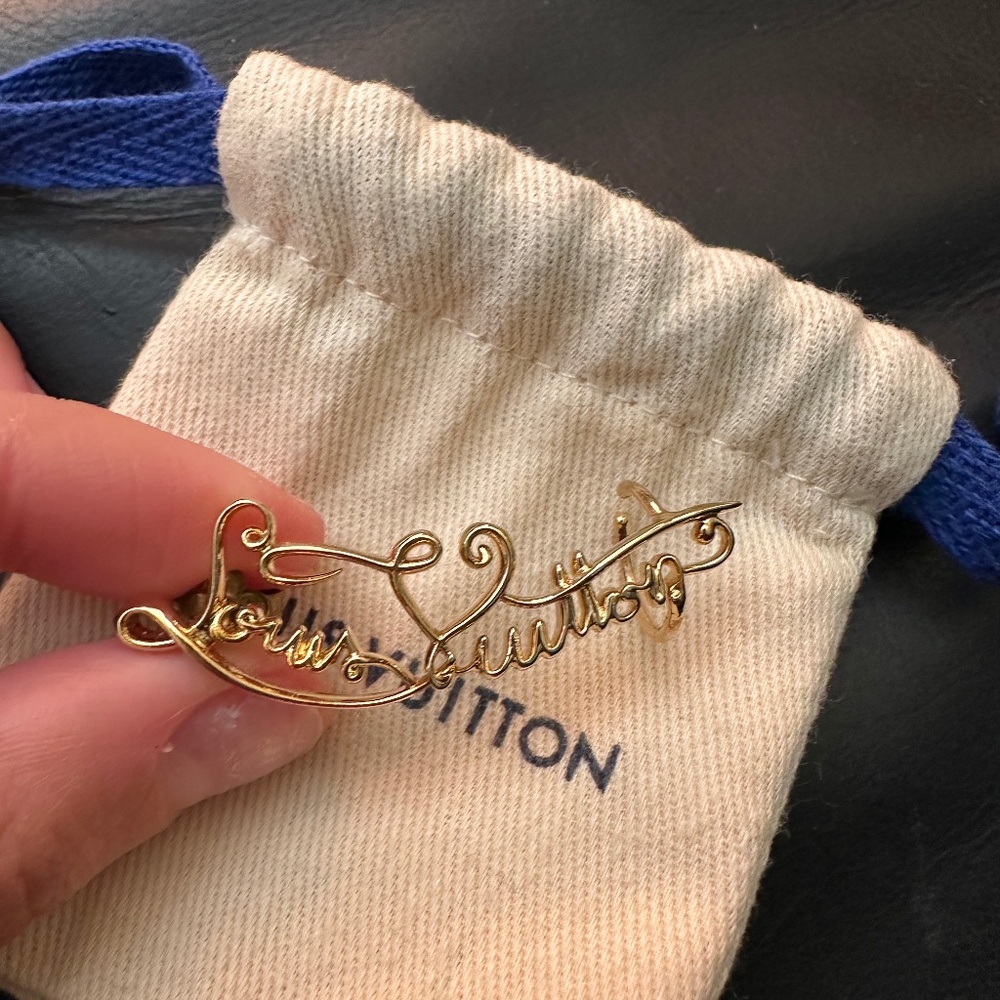 Louis Vuitton cuff earring